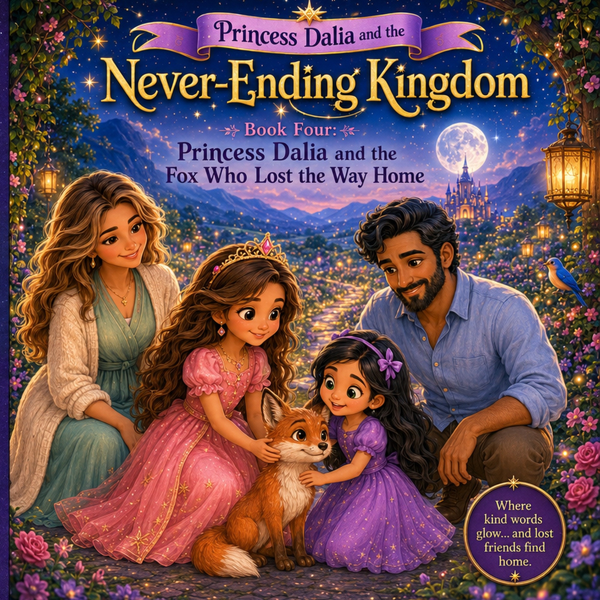 Princess Dalia and the Fox Who Lost the Way Home book cover